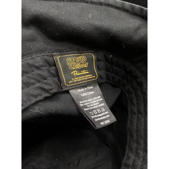 Primitive x Naruto Shippuden Sasuke Strike Black Bucket Hat - Picture 5 of 7